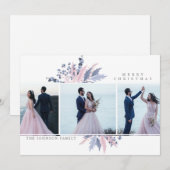 Paaskerst 3 Fotocollage voor kerstmis Kaart (Voorkant / Achterkant)