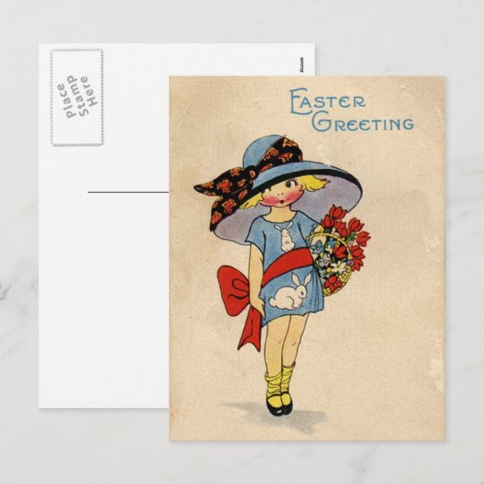  paaskeuken feestdagenkaart (Voorkant / Achterkant)