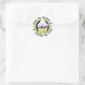 Paaskeuken-sticker Ronde Sticker (Tas)