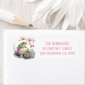 Paaskikker - Waterverven en bloemen - Etiket (Insitu)