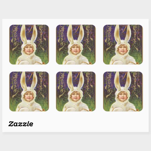  Paaskind bunny Vakantie sticker (Vel)