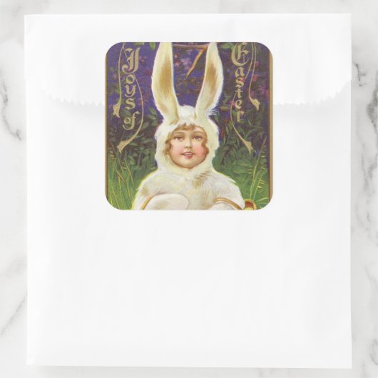  Paaskind bunny Vakantie sticker (Tas)