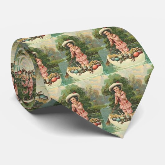 paaskind in eierplank, ZSSG Stropdas (Opgerold)