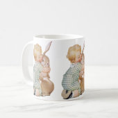  paaskind met Bunny Rabbit Koffiemok (Voorkant links)
