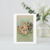  paaskind met vleesbeendergewas briefkaart (Staand voorkant)