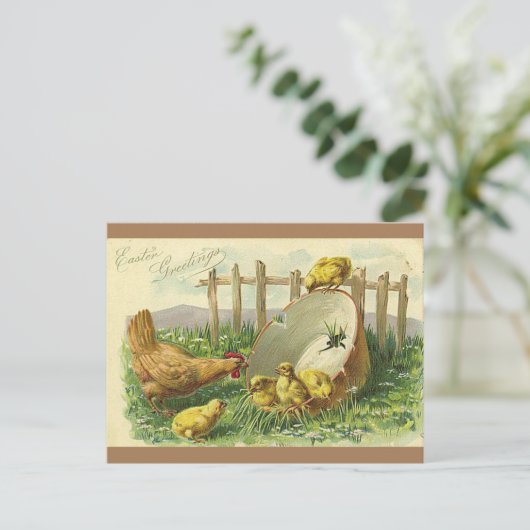 Paaskinderen en  Briefkaarten (Staand voorkant)