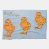 Paaskinderen in blauw theedoek (Horizontaal)