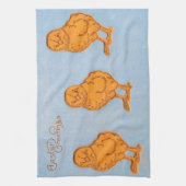 Paaskinderen in blauw theedoek (Verticaal)