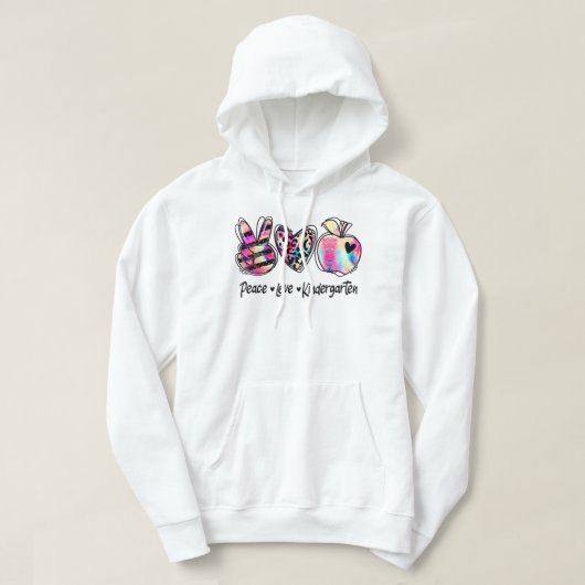 Paaskinderen met kinderopvang Meisjes terug naar S Hoodie (Design voorkant)