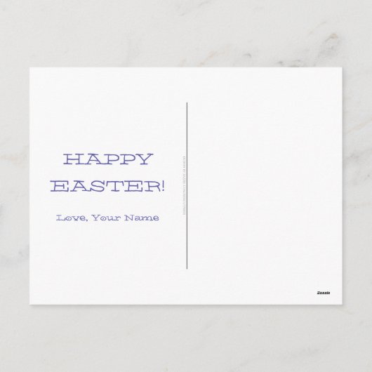 Paaskip Briefkaart (Achterkant)