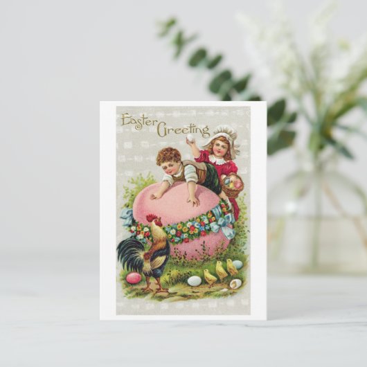  paaskip  briefkaart (Staand voorkant)