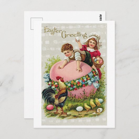  paaskip  briefkaart (Voorkant / Achterkant)