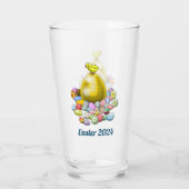 Paaskip & eieren glas (Achterkant)