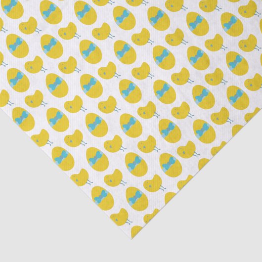 Paaskip en eierpatroon tissuepapier (Detail)