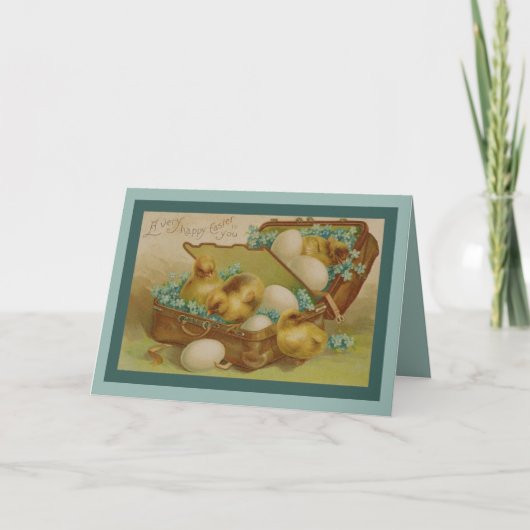 Paaskip Feestdagen Kaart (Voorkant)