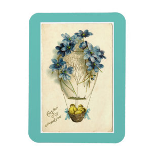 paaskip in ballon magneet