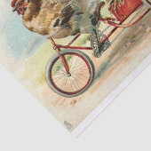 paaskip op de fiets tissuepapier (Detail)