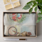 paaskip op de fiets tissuepapier (Geschenk)