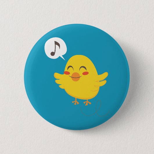 Paaskip Ronde Button 5,7 Cm (Voorkant)