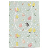 Paaskippen en -eieren - Middelgrote Gift Bag Medium Cadeauzakje (Voorkant)