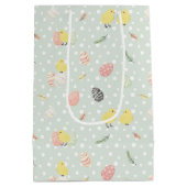 Paaskippen en -eieren - Middelgrote Gift Bag Medium Cadeauzakje (Achterkant)