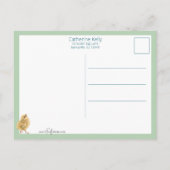 paaskippen en groeten briefkaart (Achterkant)