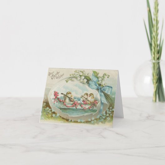 paaskippen feestdagen kaart (Voorkant)