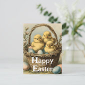 paaskippen feestdagenkaart (Staand voorkant)