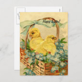  paaskippen feestdagenkaart (Voorkant / Achterkant)