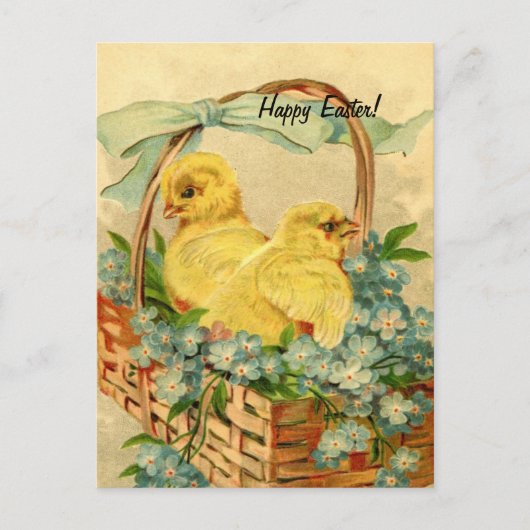  paaskippen feestdagenkaart (Voorkant)