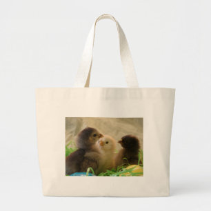 Paaskippen Grote Tote Bag