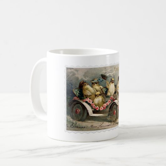  paaskippen koffiemok (Voorkant links)