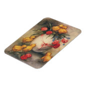  paaskippen met Red Tulip Flowers Magneet (Linkerzijde)