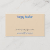  paaskippen visitekaartje (Achterkant)