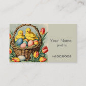  paaskippen visitekaartje (Voorkant)