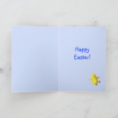 Paaskipvleugels (hoge foto lijst) feestdagen kaart (Binnen)