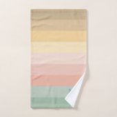 Paaskleur strepen patroon bad handdoek (Handdoek)