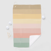 Paaskleur strepen patroon golfhanddoek (Insitu)