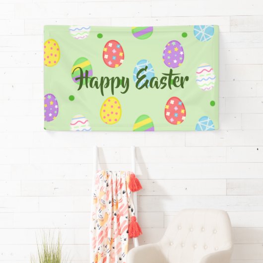 Paaskleurige eieren spandoek (Insitu)