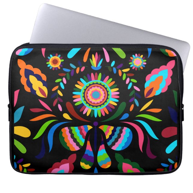 Paaskleurige Feestdagen Laptop Sleeve (Voorkant)