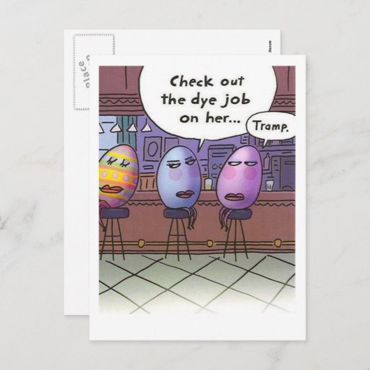 Paaskleurstofklus Feestdagenkaart (Voorkant / Achterkant)