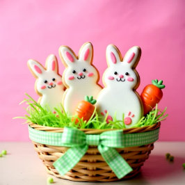 Paaskoekjes Classic ronde Stickers