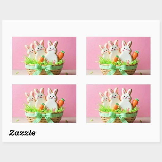 Paaskoekjes Classic ronde Stickers