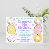 Paaskoekjes en koekjes, feest kaart (Staand voorkant)