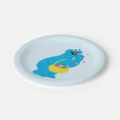 Paaskoekjesmonster Papieren Bordje (Gekanteld)