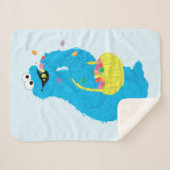 Paaskoekjesmonster Sherpa Deken (Voorkant (horizontaal))