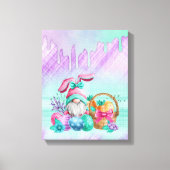 paaskoepel met mandeieren canvas afdruk (Voorkant)