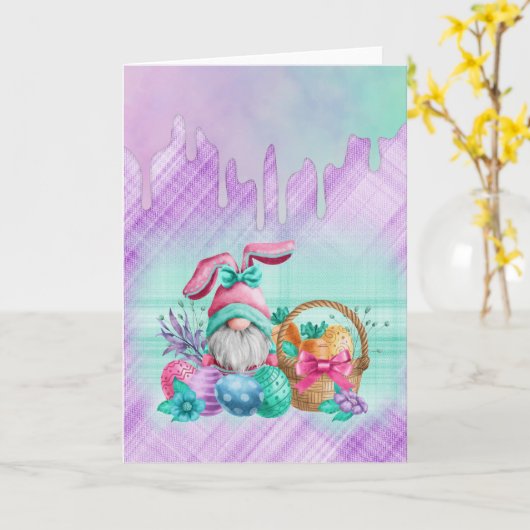 paaskoepel met mandeieren kaart (Gele Bloem)