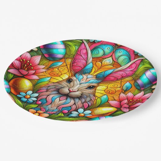 PAASKONIJN 3D ~ Alcoholinkten ~ Papier Bord (Gekanteld)