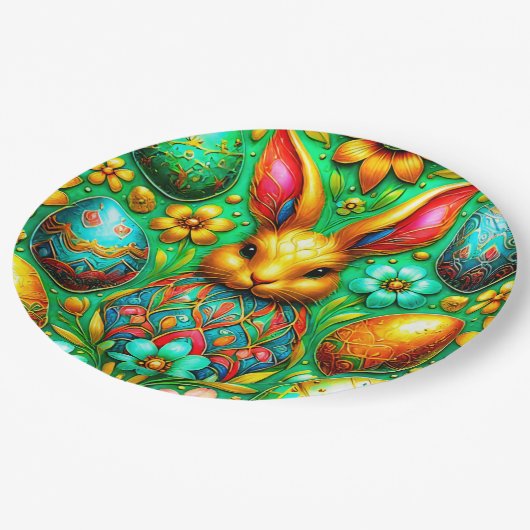 PAASKONIJN 3D ~ Alcoholinkten ~ Papier Bord (Gekanteld)